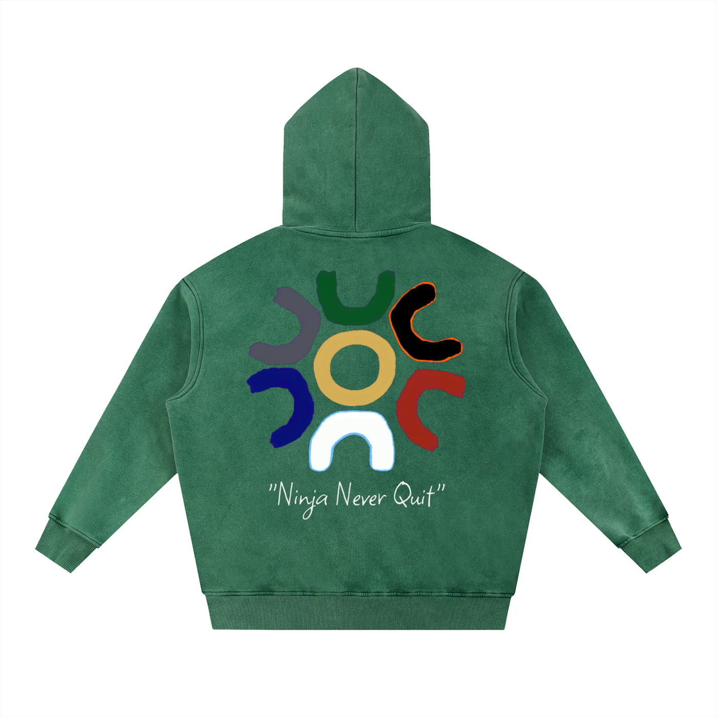 Six Dojos "Life" Washed Hoodie