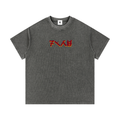 "Fire" Waffle Knit Tee