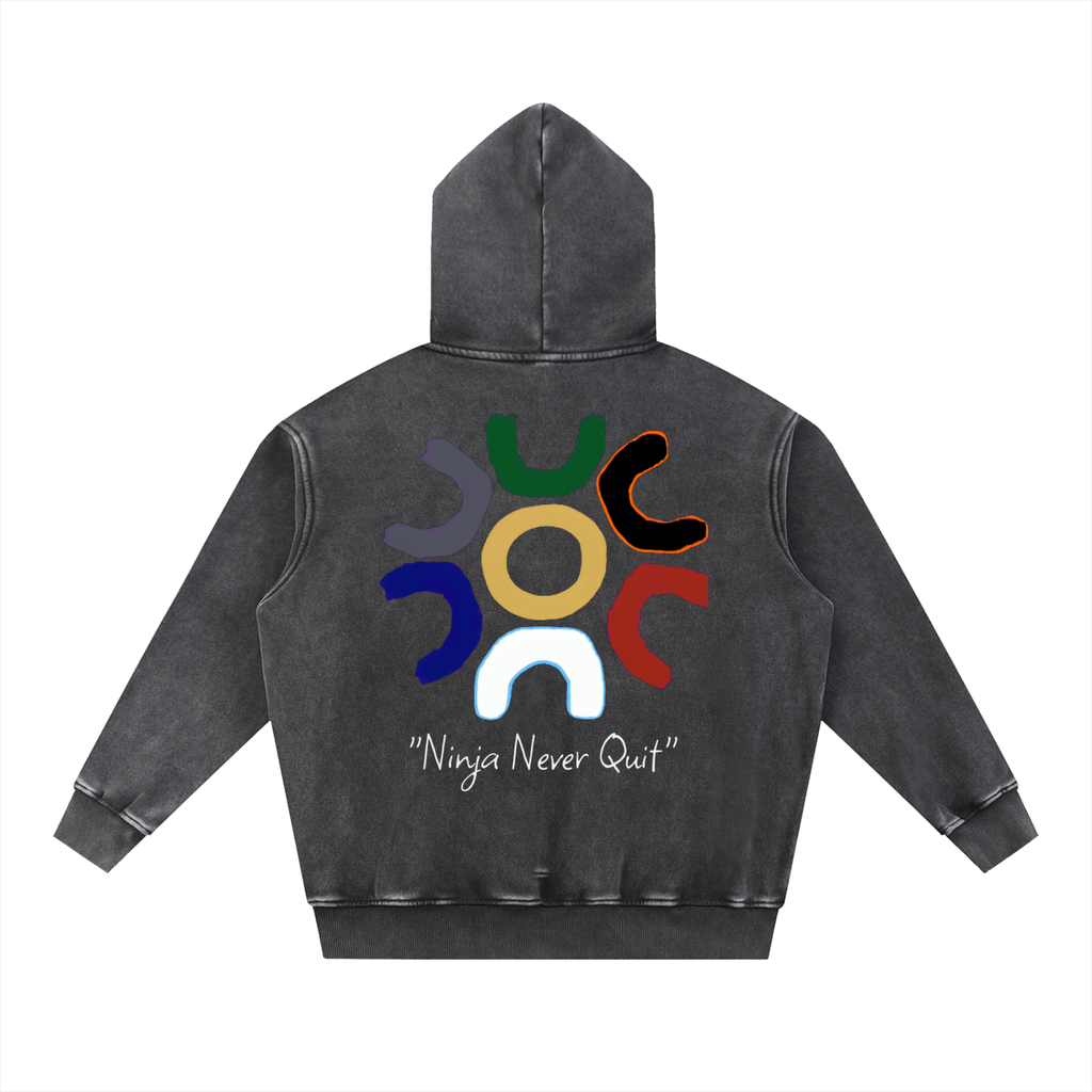 Six Dojos "Earth" Washed Hoodie (NEW)