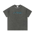 "Water" Waffle Knit Tee