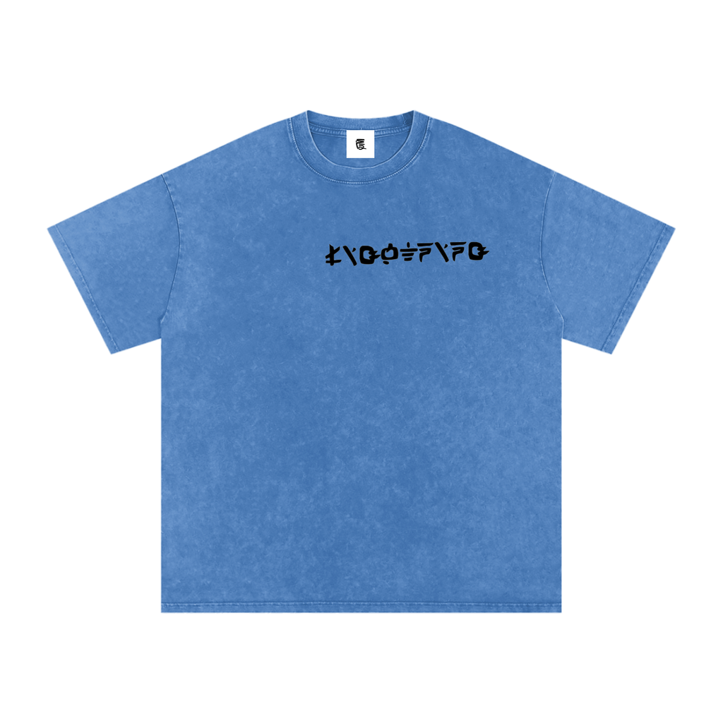 Six Dojos "Lightning" Symbol Washed Tee