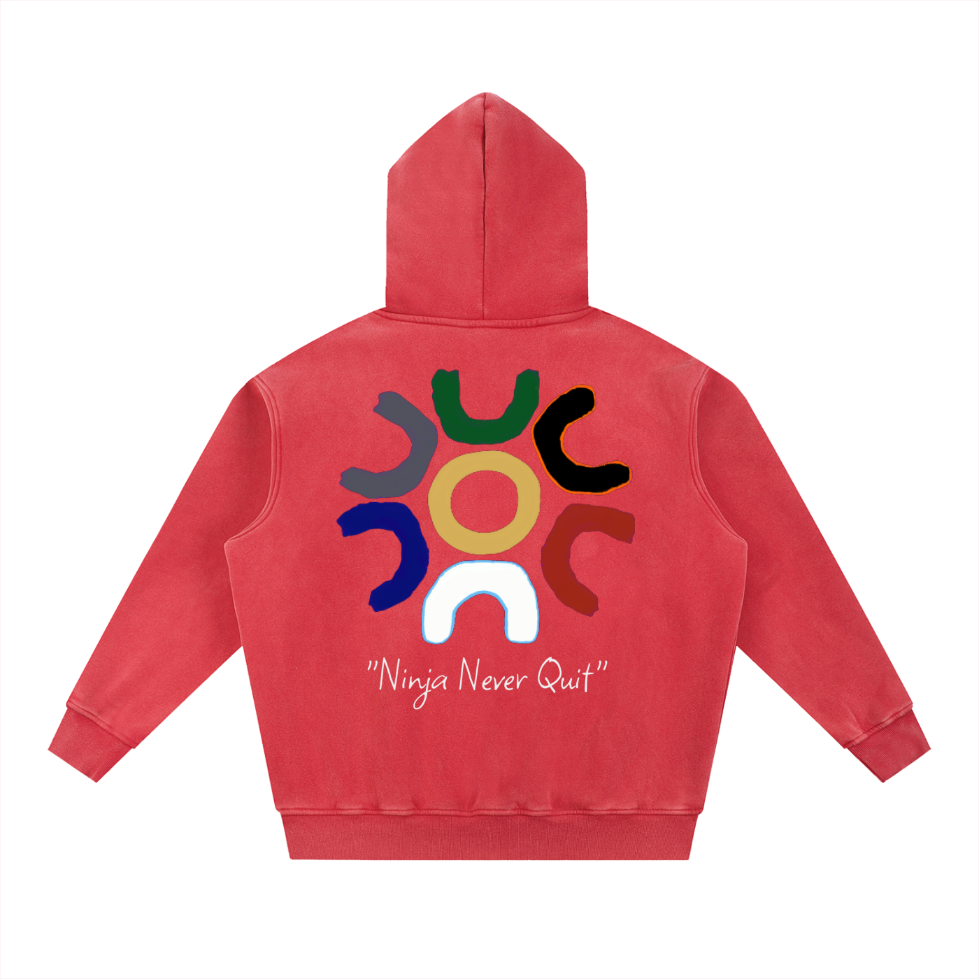 Six Dojos "Fire" Washed Hoodie